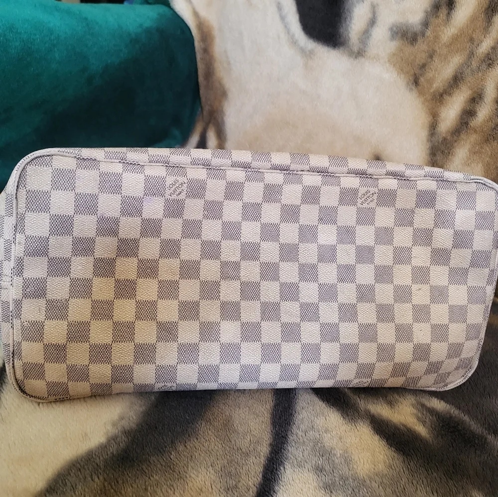 Close out Sale⚠️⚠️⚠️ SALE 💯 XL Louis Vuitton Neverfull GM AZUR - Picture 12 of 14